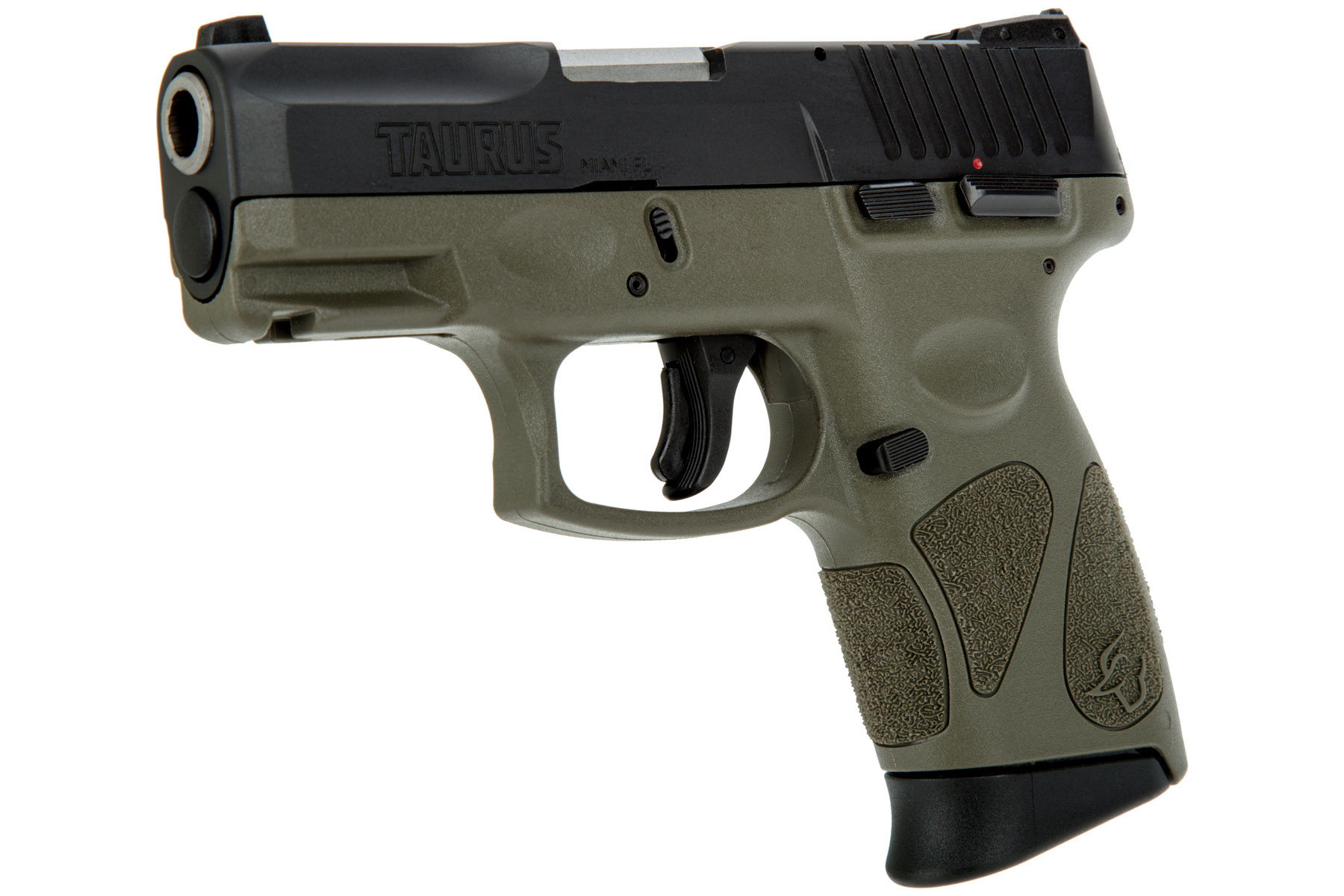 Taurus® G2c Matte Black Od Green 9mm Luger Compact 12 Rds