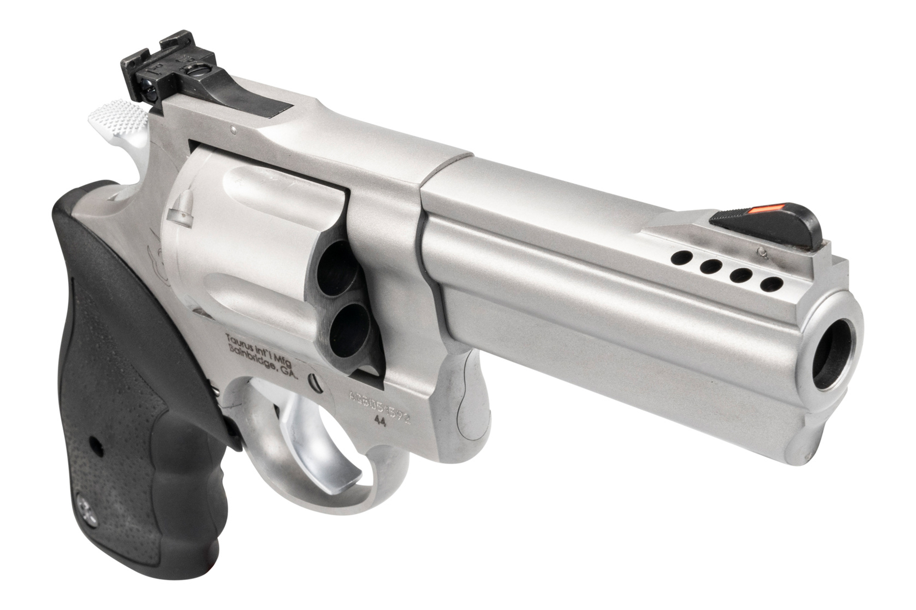 Taurus 44 | 44 Mag Matte Stainless 4.00 in. Soft Rubber