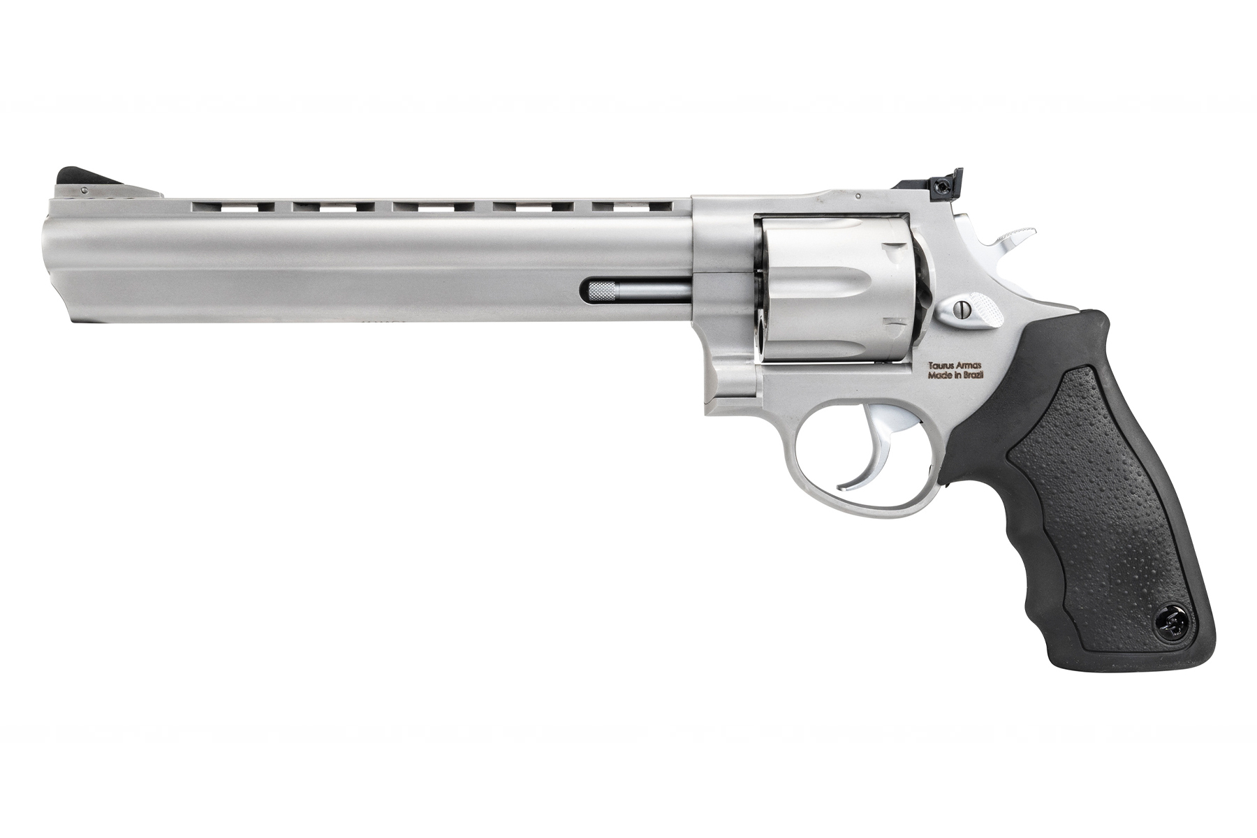 Taurus 44 Mag Matte Stainless 8.37 in. Soft Rubber