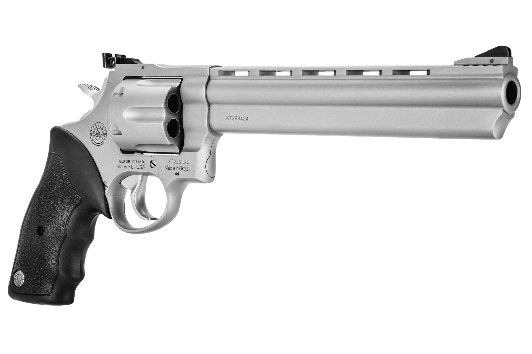 Taurus® 44 44 Mag Matte Stainless 8.37 in. Soft Rubber