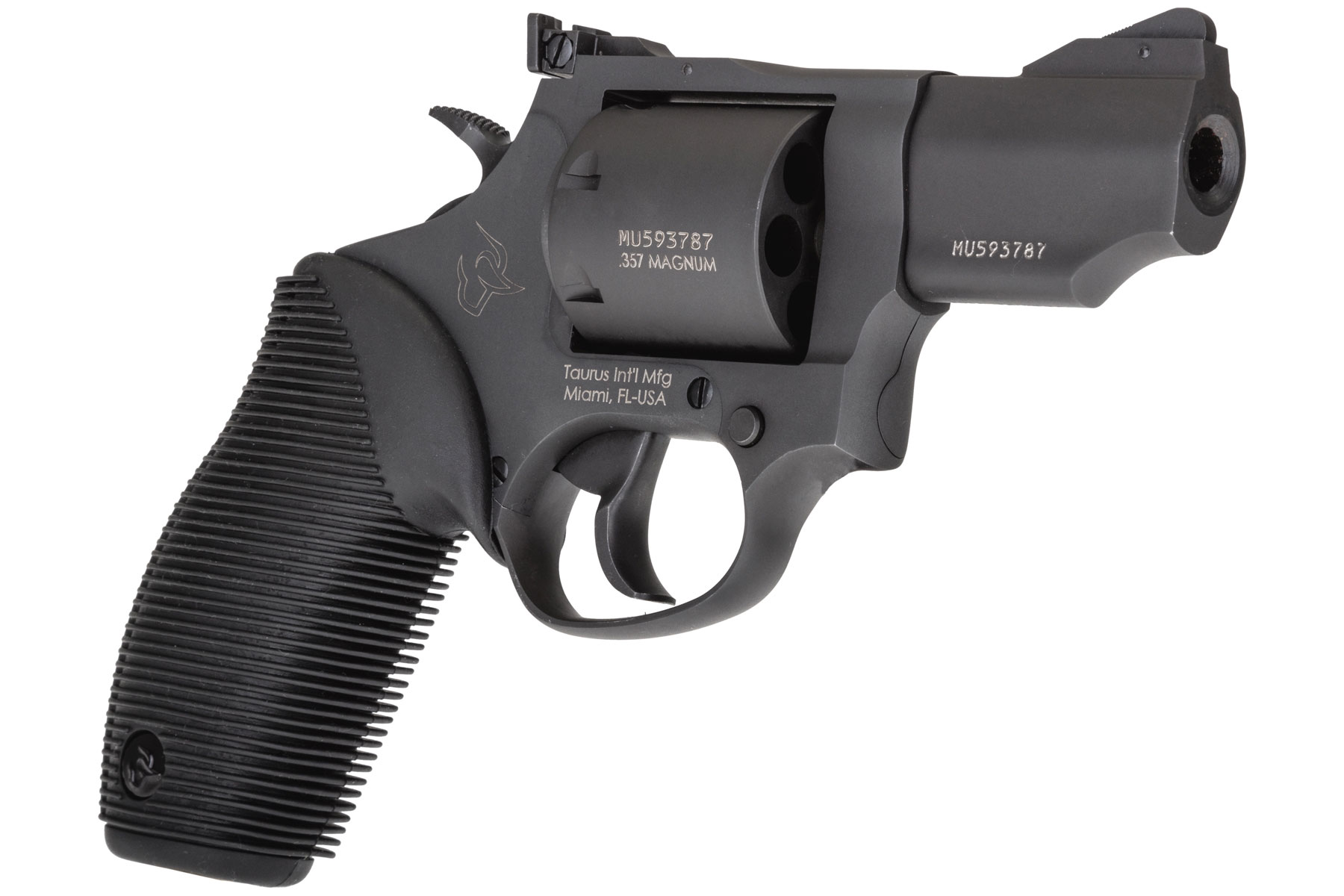 Taurus® 692 357 Mag / 38 Spl +P / 9mm Luger Matte Black 2.50 in. Ribber ...