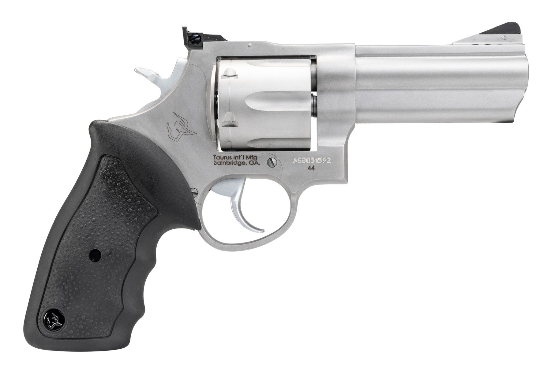 Taurus 44 | 44 Mag Matte Stainless 4.00 in. Soft Rubber