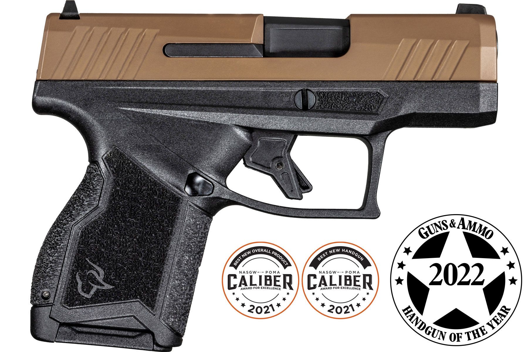Black/Troy Coyote Brown 9mm Luger Micro-Compact 11 Rds.