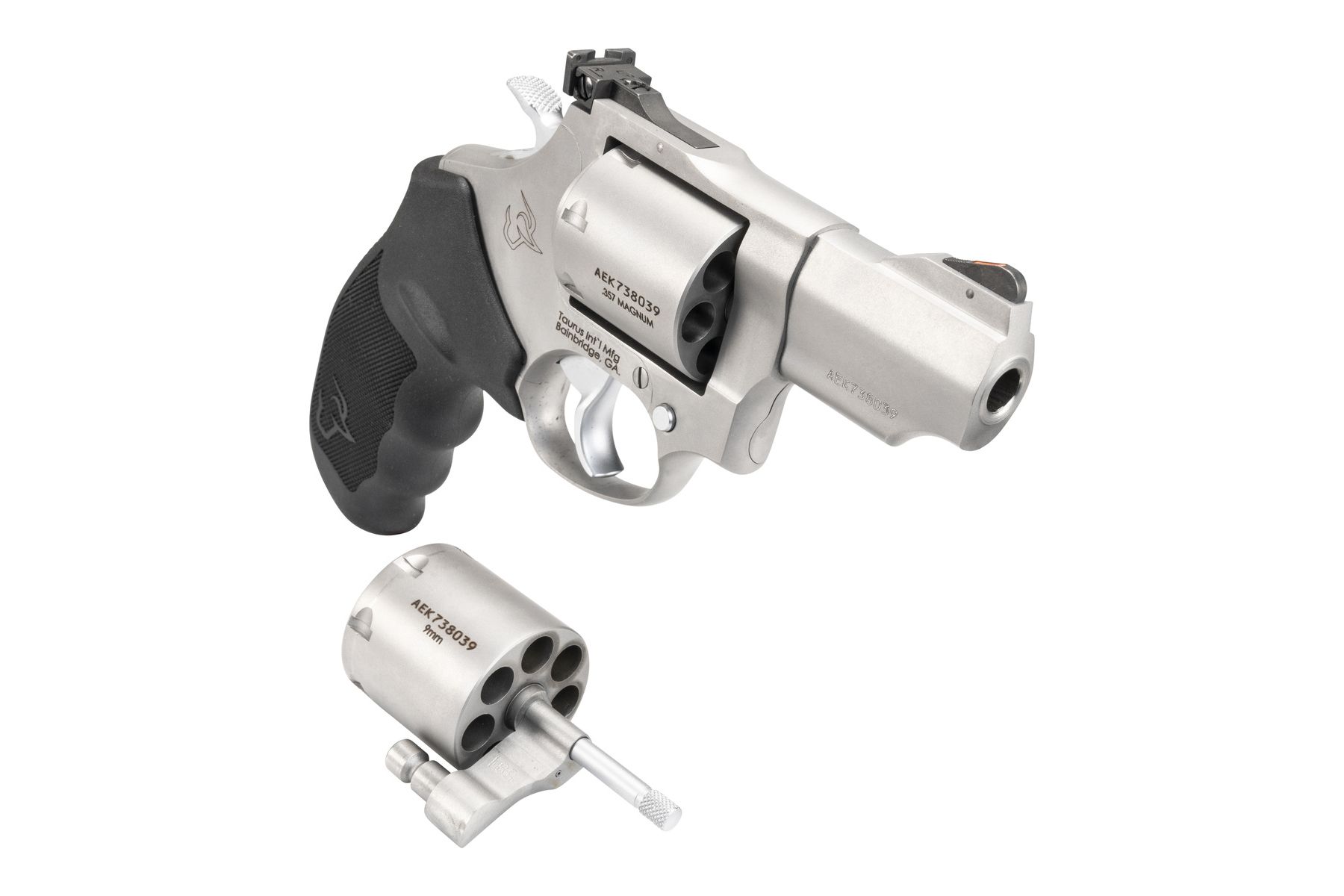 Taurus 692 357 Mag / 38 Spl +P / 9mm Luger Matte Stainless 2.50 in.
