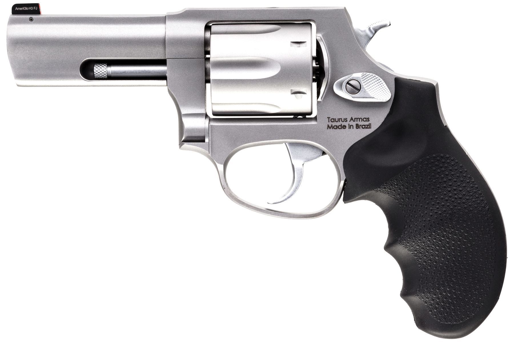Taurus Defender 856 38 Spl +P Matte Stainless 3.00 in. Hogue Rubber